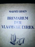 Breviarium der Vlaamsche Lyriek Marnix Gijsen, Ophalen