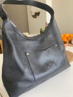 Zwarte handtas Nathan, Handtassen en Accessoires, Tassen | Damestassen, Ophalen, Gebruikt, Zwart, Handtas