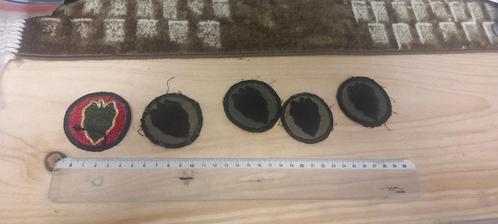 lot patchen us (NR10) (24th infantry division ), Verzamelen, Militaria | Algemeen, Ophalen of Verzenden