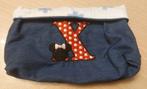 Pochette vide-poches en jeans avec la lettre X et Minnie., Bijoux, Sacs & Beauté, Trousses de toilette, Enlèvement ou Envoi, Neuf