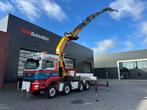 MAN TGA 33.480 8x6+Effer 855/8S+Flyjib 6S , Winch (bj 2007), Auto's, Blauw, MAN, 480 pk, Euro 4