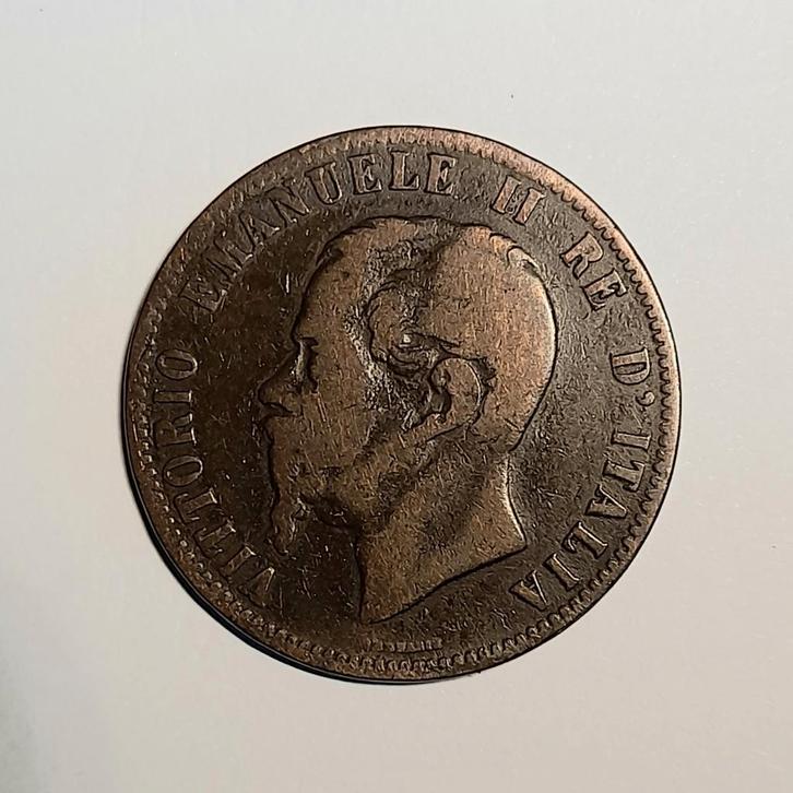 Italie 10 centecimi 1867 H (889), Timbres & Monnaies, Monnaies | Europe | Monnaies non-euro, Monnaie en vrac, Italie, Enlèvement ou Envoi