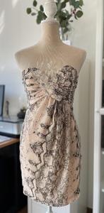 Robe de soirée python H&M t.36, H&M, Overige kleuren, Cocktailjurk, Ophalen of Verzenden