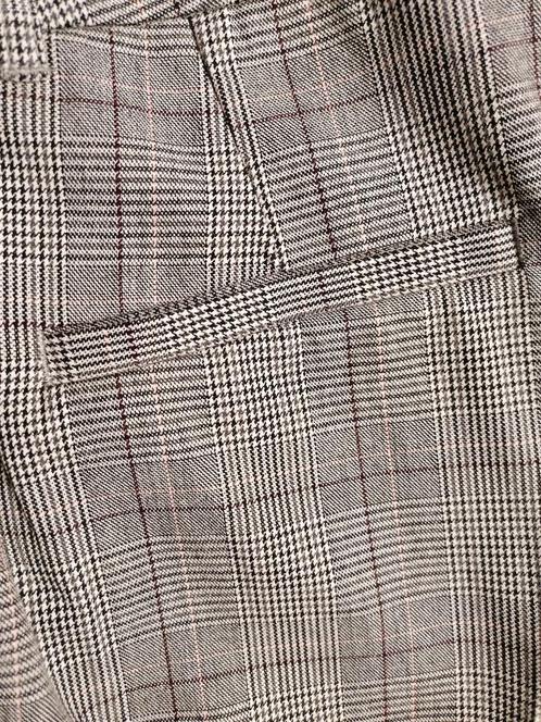 Grijs geruite broek met plooi van JBC, 40, Kleding | Dames, Broeken en Pantalons, Nieuw, Grijs, Ophalen of Verzenden