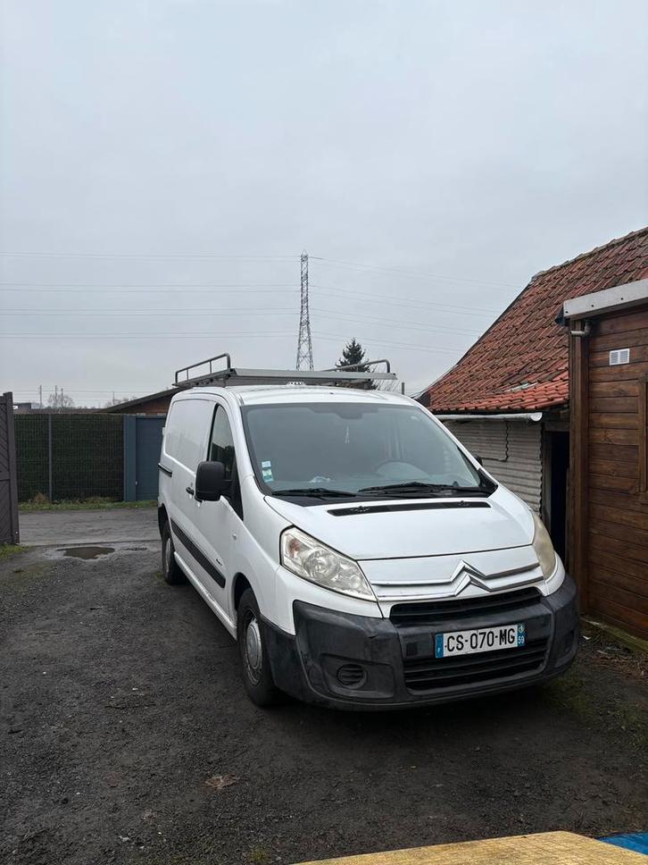 Citroën Jumpy 1.6 HDi – 2008 – 275 000 km, Autos, Citroën, Autres modèles, Airbags, Bluetooth, Verrouillage central, Barres de toit
