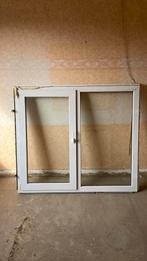 GRATIS & snel op te halen: 5x raam + voordeur in DUBBEL GLAS, Châssis de fenêtre, Comme neuf, Synthétique, Enlèvement
