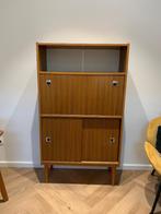 Vintage retro kast, Huis en Inrichting, Kasten | Boekenkasten, Ophalen, Met deur(en), 100 tot 150 cm, 50 tot 100 cm