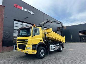 Ginaf X 2223 4x4 Kipper / Kraan (bj 2007), Automaat, 340 pk, Ginaf, 4x4