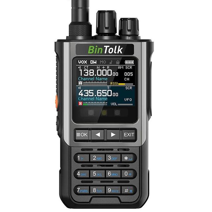 BinTalk tranciever 18 tot 1000Mhz met cb (rx/tx) 3x antenne, Telecommunicatie, Portofoons en Walkie-talkies, Nieuw, Portofoon of Walkie-talkie