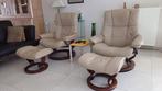 2 Stressless relax zetels, Huis en Inrichting, Ophalen, Zo goed als nieuw, Tweepersoons, Hout