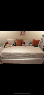 Canape lit ikea flekke, Maison & Meubles, Neuf, Blanc, Deux personnes, 220 cm