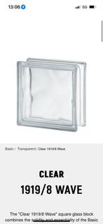 Glasdallen doos clear wave, Ophalen, Nieuw, Overige typen