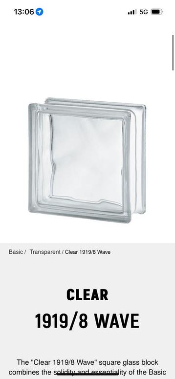 Glasdallen doos clear wave beschikbaar voor biedingen