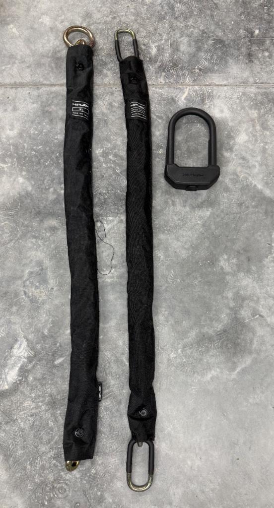 Hiplok DX fietsslot met XL chain en X chain, Fietsen en Brommers, Fietsaccessoires | Fietssloten, Gebruikt, Beugelslot, Ophalen of Verzenden