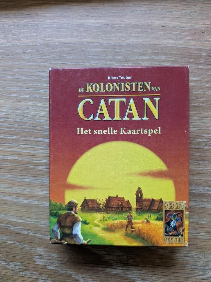 Catan - Het snelle Kaartspel (999 games), Hobby en Vrije tijd, Gezelschapsspellen | Kaartspellen, Zo goed als nieuw, Een of twee spelers