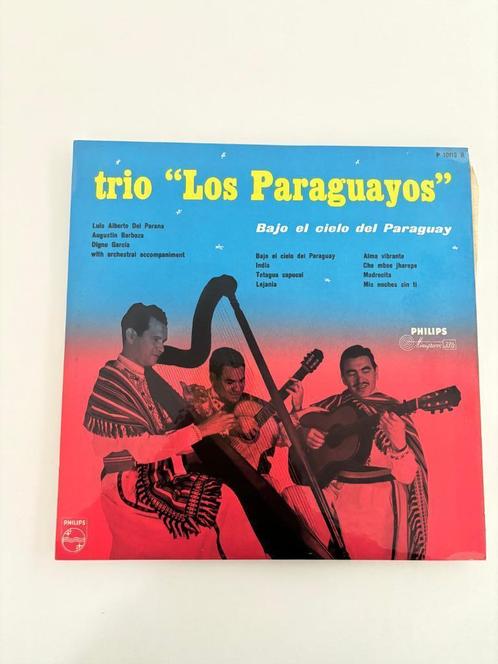 Trio Los Paraguayos – Bajo El Cielo Del Paraguay 1955, Cd's en Dvd's, Vinyl | Latin en Salsa, Zo goed als nieuw, 10 inch, Ophalen of Verzenden