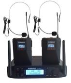 BLACK FRIDAY PROMO Nieuwe Shure met 2 Headset microfoons., Ophalen of Verzenden, Nieuw, Zangmicrofoon, Draadloos