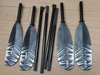 2 Kajak Peddels 4-delig: 220-230 cm, Ophalen, Gebruikt, Dubbelbladige peddel
