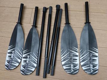 2 Kajak Peddels 4-delig: 220-230 cm beschikbaar voor biedingen
