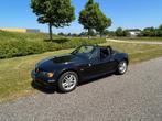 Uniek mooie BMW Z3 uit 2002 met slechts 129.000 km, Auto's, BMW, Achterwielaandrijving, Lederen bekleding, Zwart, 4 cilinders