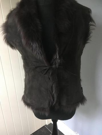 Scapa donkerbruine daim bodywarmer - M (38/40) beschikbaar voor biedingen