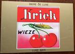 Kriek Wieze, Ophalen of Verzenden, Gebruikt, Reclamebord, Plaat of Schild, Overige merken