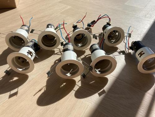 8 inbouw spots van het merk Massive, Huis en Inrichting, Lampen | Spots, Gebruikt, Plafondspot of Wandspot, Metaal of Aluminium
