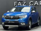 Dacia Sandero Stepway 0.9 TCe * 1ER PROP + CAMERA + GARANTIE, 898 cc, Stof, Gebruikt, Blauw