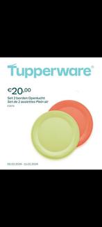 Nieuwe 2 borden openlucht van tupperware, Huis en Inrichting, Keuken | Tupperware, Ophalen of Verzenden, Nieuw