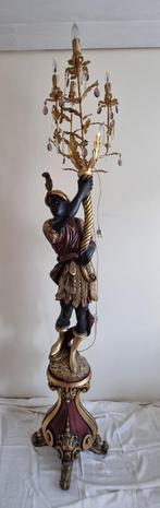 Grote venetian blackamoor lamp, Antiek en Kunst, Ophalen