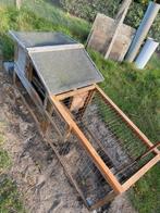 konijnenhok gratis, Dieren en Toebehoren, Konijn, Hok, Ophalen, Minder dan 60 cm