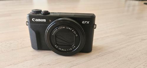 Canon G7X tekoop zonder lader maar is reeds opgeladen, Audio, Tv en Foto, Fotocamera's Digitaal, Zo goed als nieuw, Compact, Canon