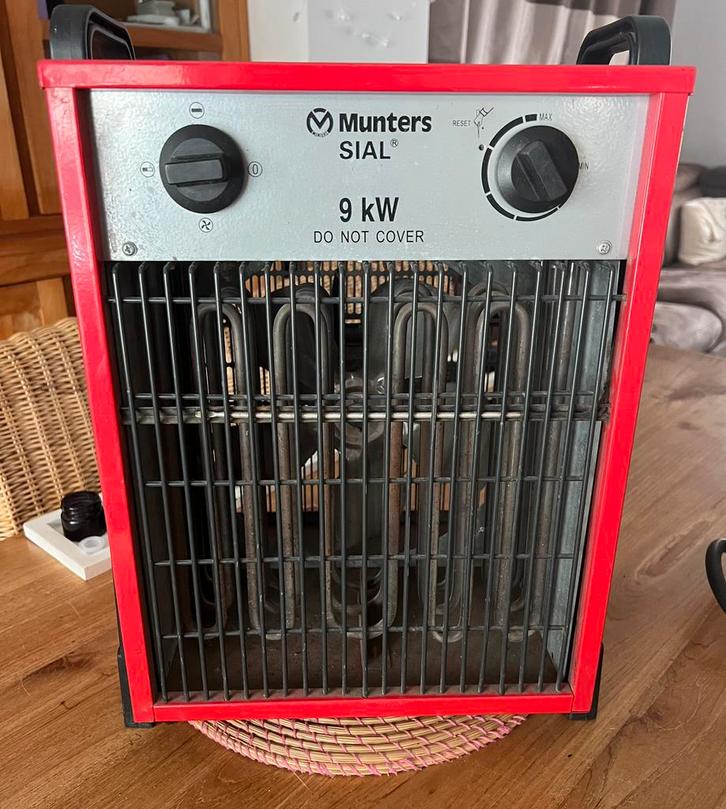 Radiateur d'air chaud industriel Munters, Doe-het-zelf en Bouw, Verwarming en Radiatoren, Gebruikt, Radiator, Ophalen