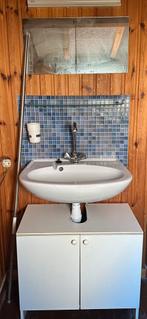 Badkamermeubel + lavabo, Enlèvement, Utilisé, Lavabo ou Évier