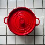 Grande cocotte rouge, Ophalen, Zo goed als nieuw, Gietijzer, Kookpan of Snelkookpan