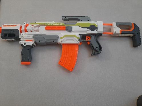 Nerf blaster N-strike Modulus ECS 10, Collections, Jouets, Comme neuf, Enlèvement