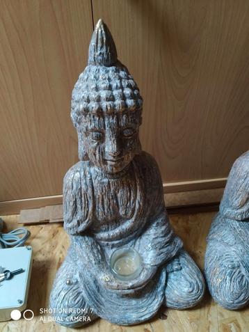 Statue de Bouddha en terre cuite en pierre (neuve), Enlèvement ou Envoi, Neuf