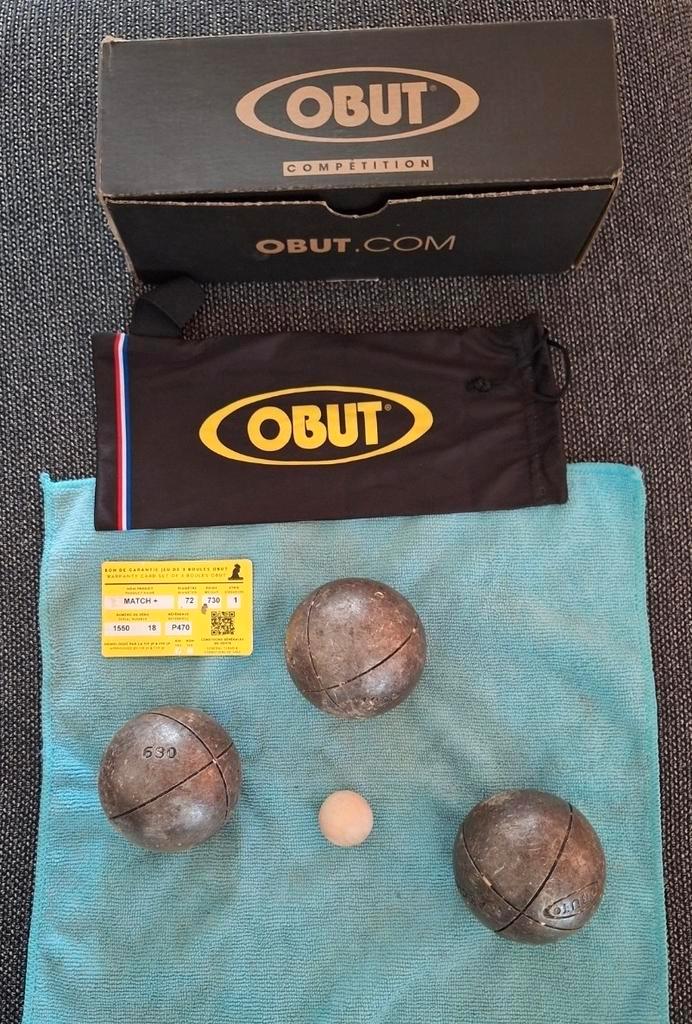Obut petanqueballen, Sport en Fitness, Overige Sport en Fitness, Gebruikt, Ophalen of Verzenden
