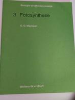 3.Biologie de la photosynthèse-expérimentale D.G.Mackean, Livres, Enlèvement ou Envoi, Comme neuf, Biologie
