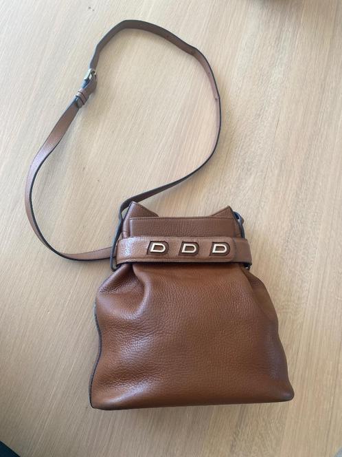 Vintage handtas Duchateau, Handtassen en Accessoires, Tassen | Damestassen, Gebruikt, Handtas, Bruin, Ophalen of Verzenden