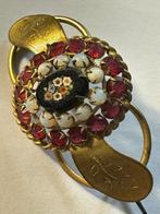 Vintage broche Napoleon III, Ophalen of Verzenden, Gebruikt, 4 tot 7 cm, Overige materialen