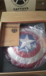 Marvel Captain America Full alluminium shield, Verzamelen, Ophalen of Verzenden, Zo goed als nieuw, Film, Beeldje, Replica of Model