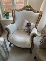 2 Barok zetels wit leder, Ophalen