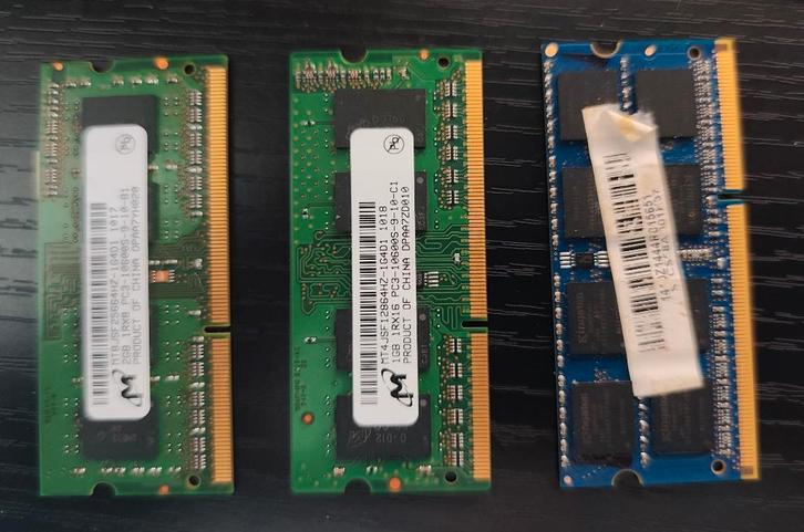 Barettes de RAM SO DIMM DDR3 Diverses, Computers en Software, Laptopstandaarden, Refurbished, Ophalen