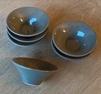 Dipschaaltjes taupe : 6 stuks, Uni, Enlèvement ou Envoi, Poterie, Comme neuf