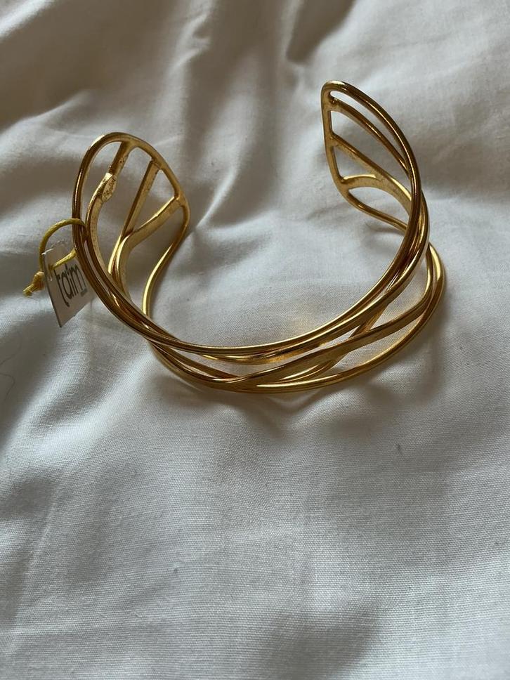 Bracelet Taim, plaqué ou doré, neuf, Bijoux, Sacs & Beauté, Bracelets, Neuf, Or, Enlèvement ou Envoi