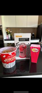 popcorn machine + toebehoren, Ophalen, Zo goed als nieuw