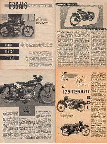 RTM 100 - 125 - 250 TERROT in het Frans. beschikbaar voor biedingen