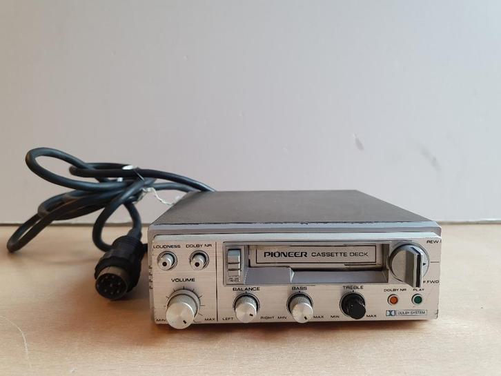 Vintage Stereo Car Cassette Deck Pioneer KP-88G, Audio, Tv en Foto, Cassettedecks, Ophalen of Verzenden