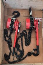 2 kettingkabels 1500kg per takel, Doe-het-zelf en Bouw, Lieren en Takels, Ophalen, Gebruikt